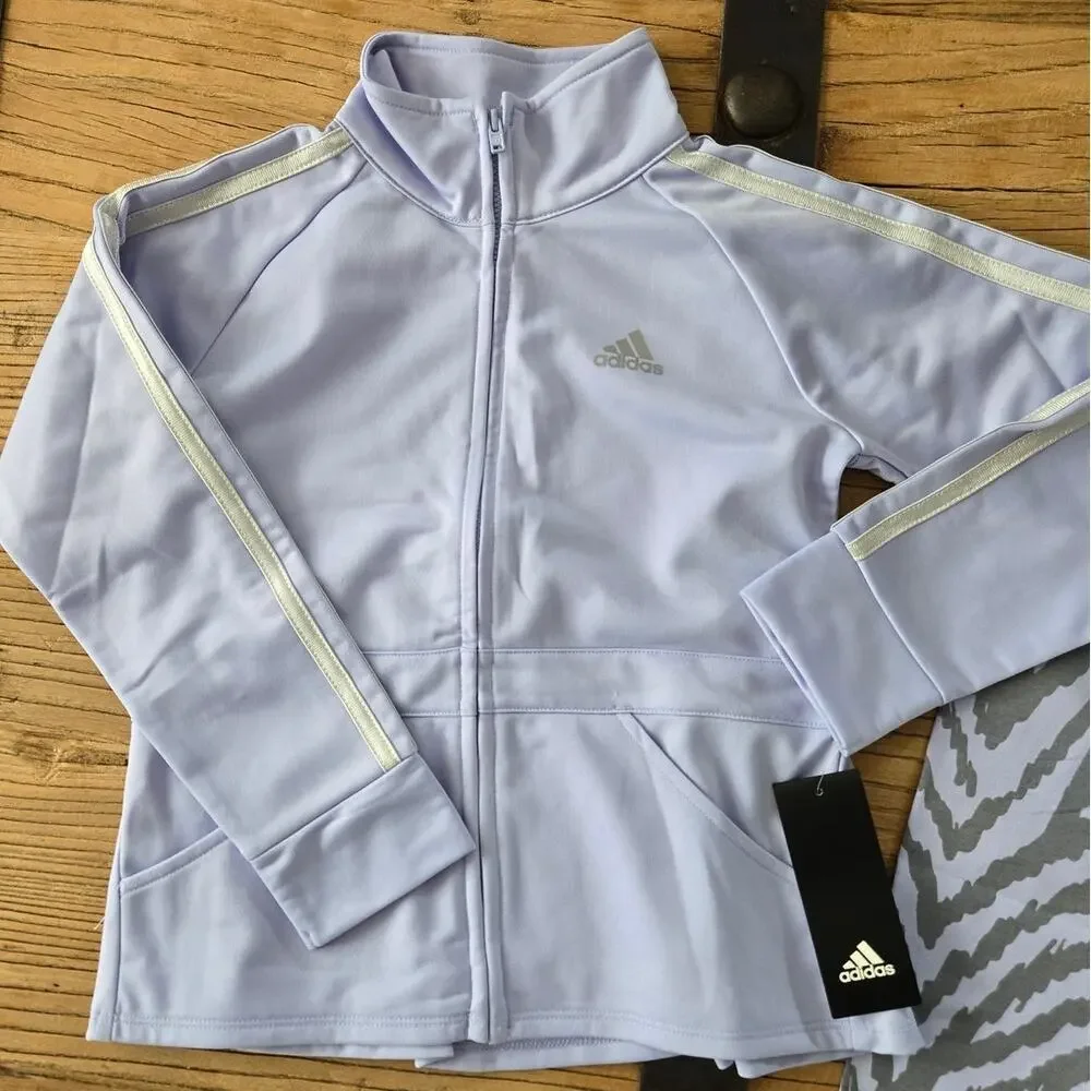 adidas Pastel Purple Matching Athleaisure Set sz 5 New